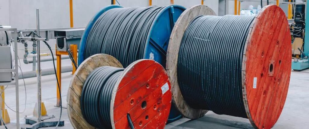 cable steel wire drum electrical wire cable spool industrial steel cable  reels