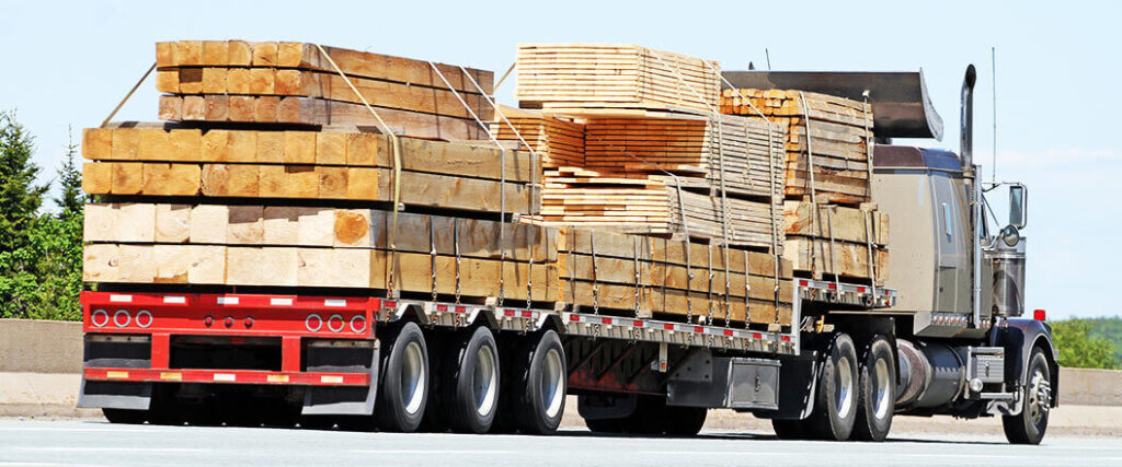 transporting lumber