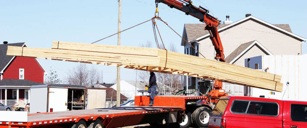 loading roof trusses